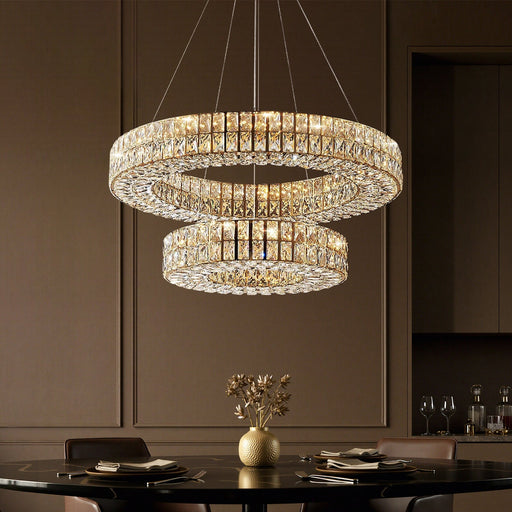 Duoluxe Elegance Crystal Chandelier Feyran
