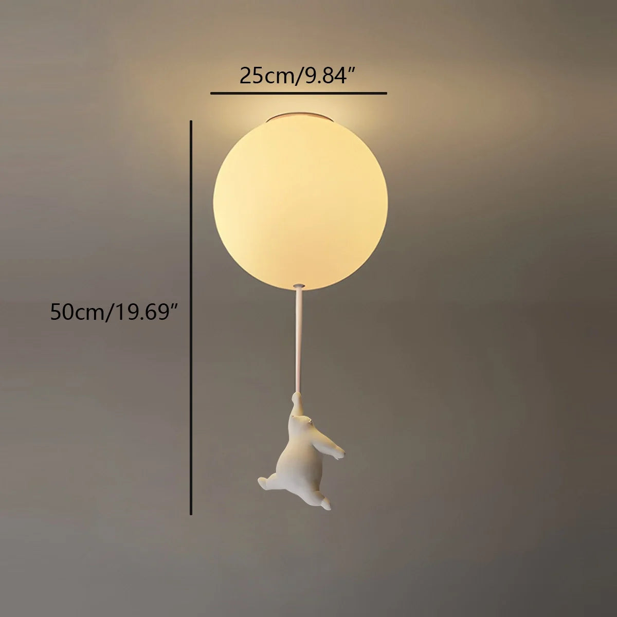 Feyran Modern Cartoon Balloon Bear Ceiling Light