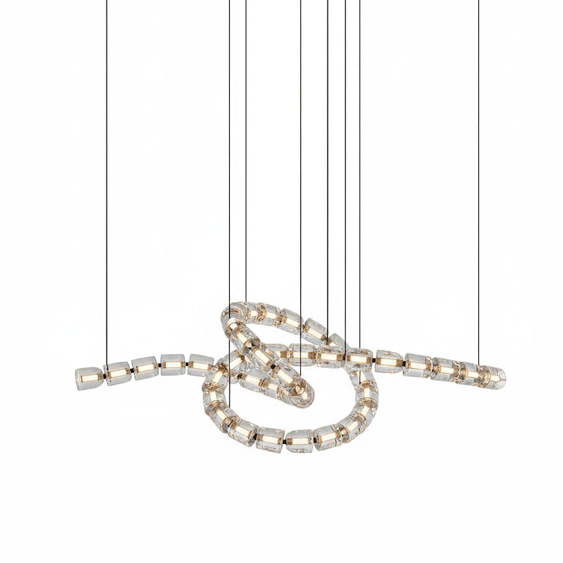 Gabriel Gold Crystal Chandelier