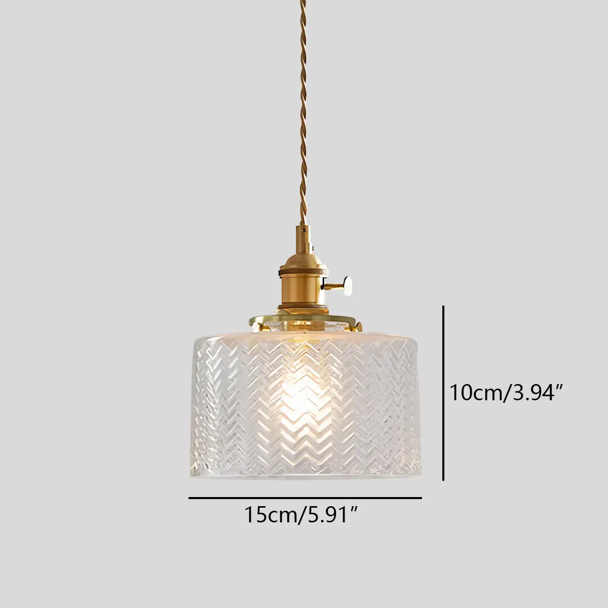 Feyran Isabel Glass Pendant Light for Kitchen Island