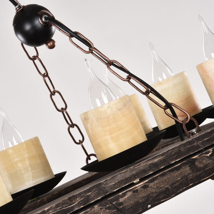 Feyran Austin Farmhouse Candle Chandelier
