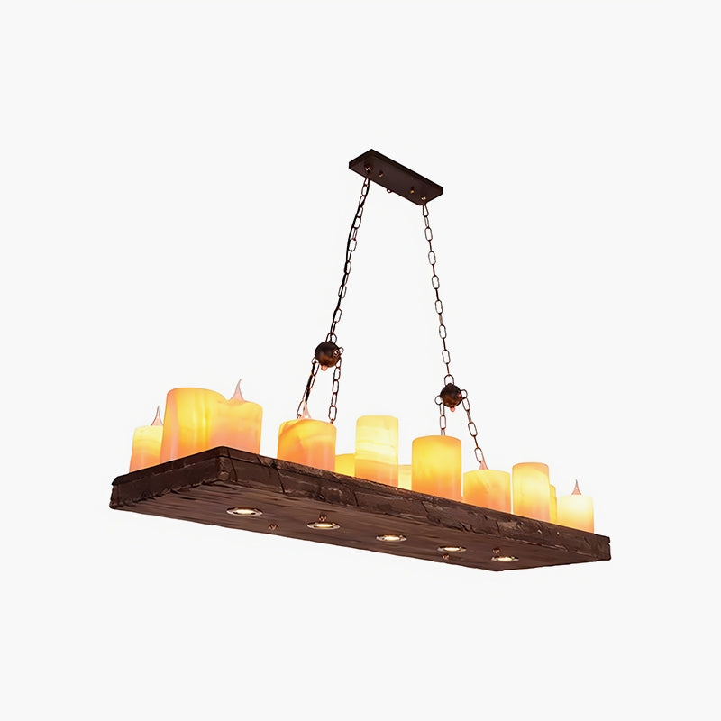 Feyran Austin Farmhouse Candle Chandelier