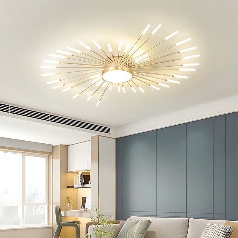 Feyran Fireworks Swirl Ceiling Light for Living Room