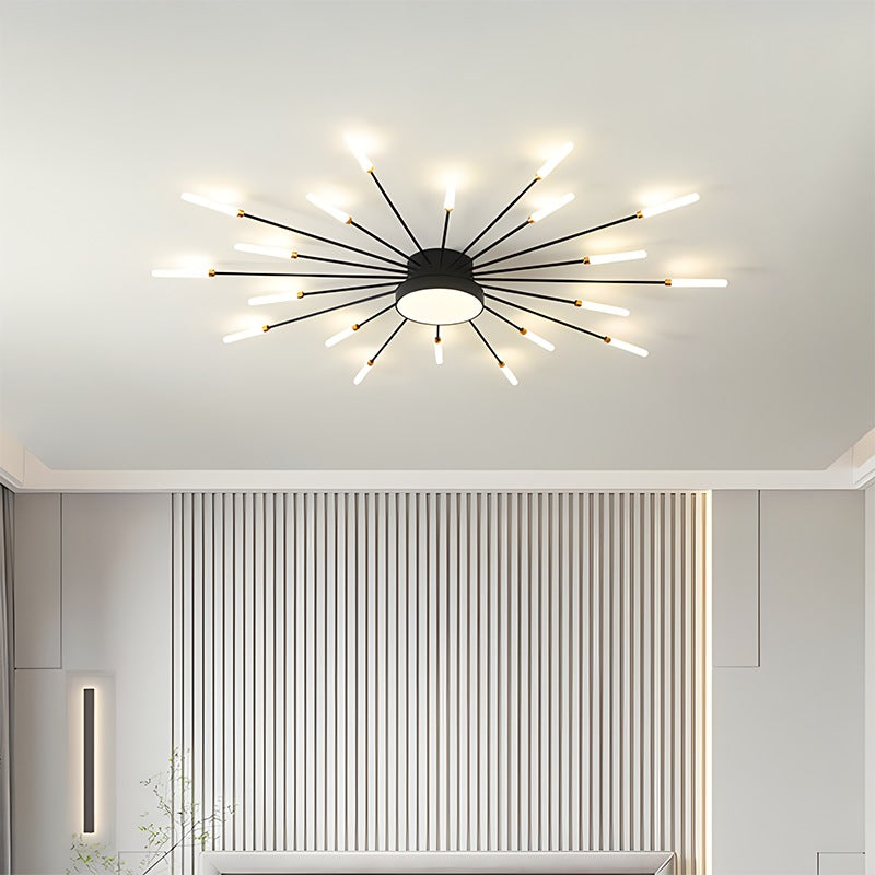 Feyran Fireworks Swirl Ceiling Light for Living Room