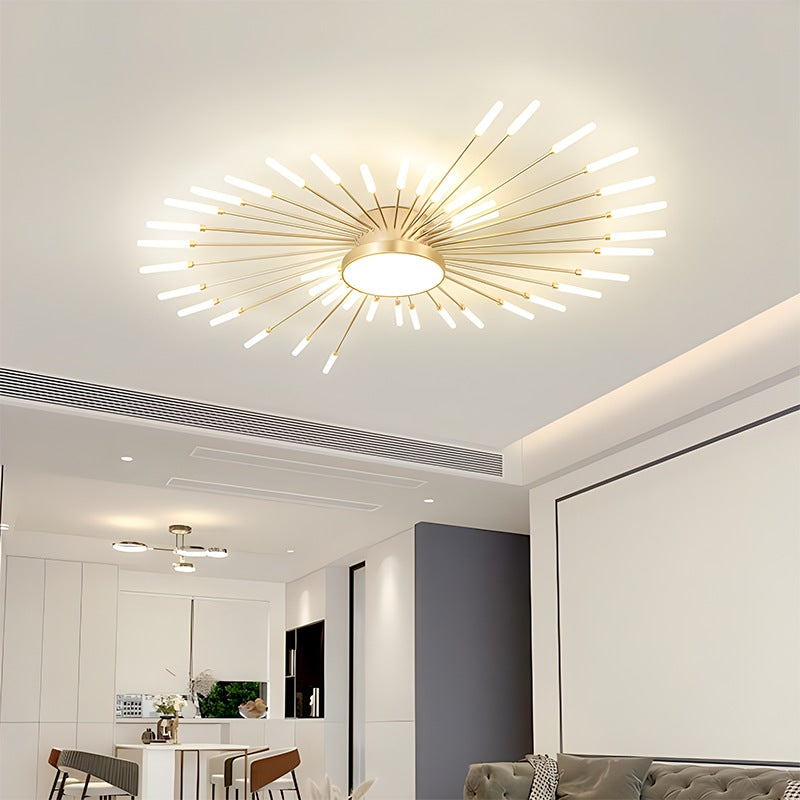Feyran Fireworks Swirl Ceiling Light for Living Room
