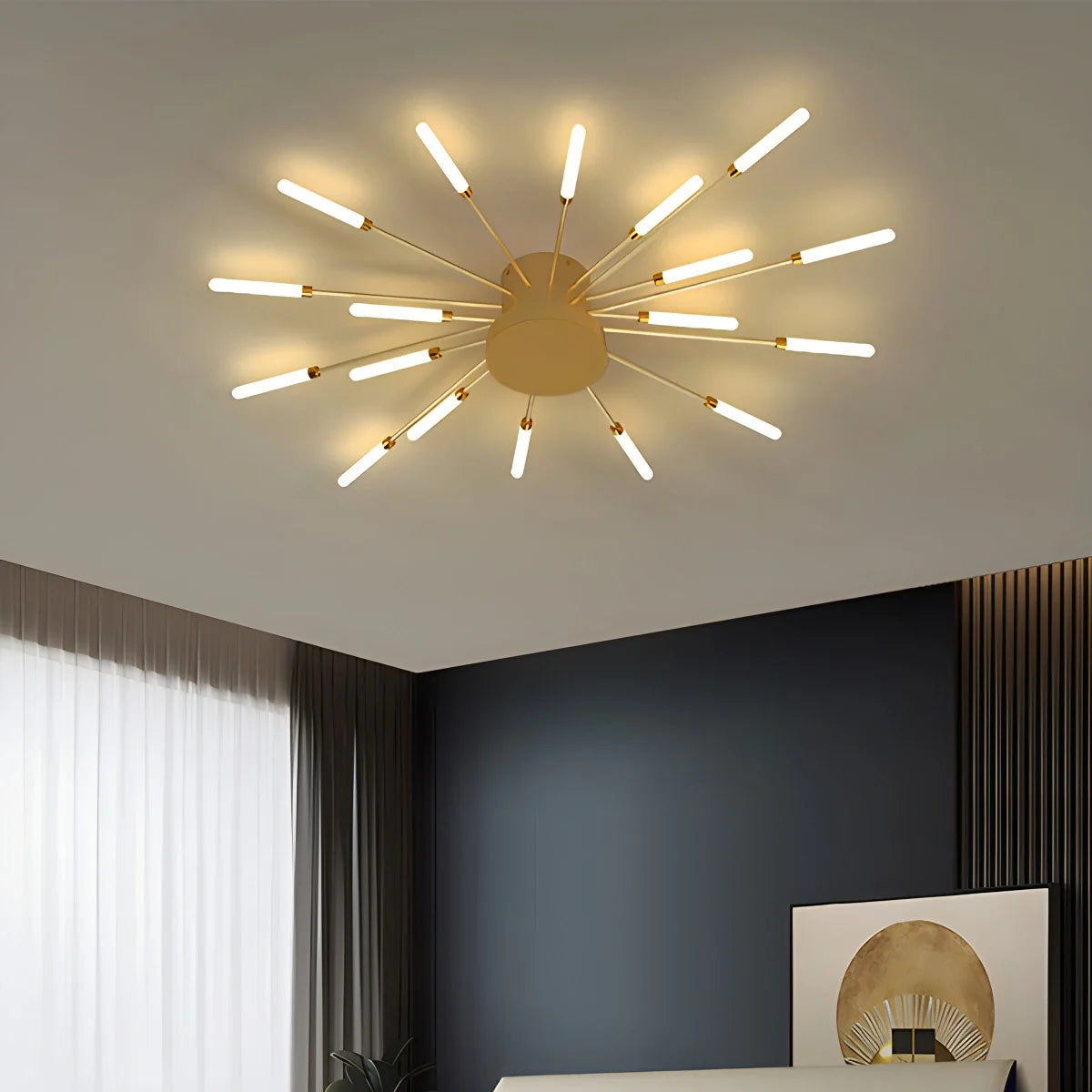 Feyran Fireworks Starburst Ceiling Light