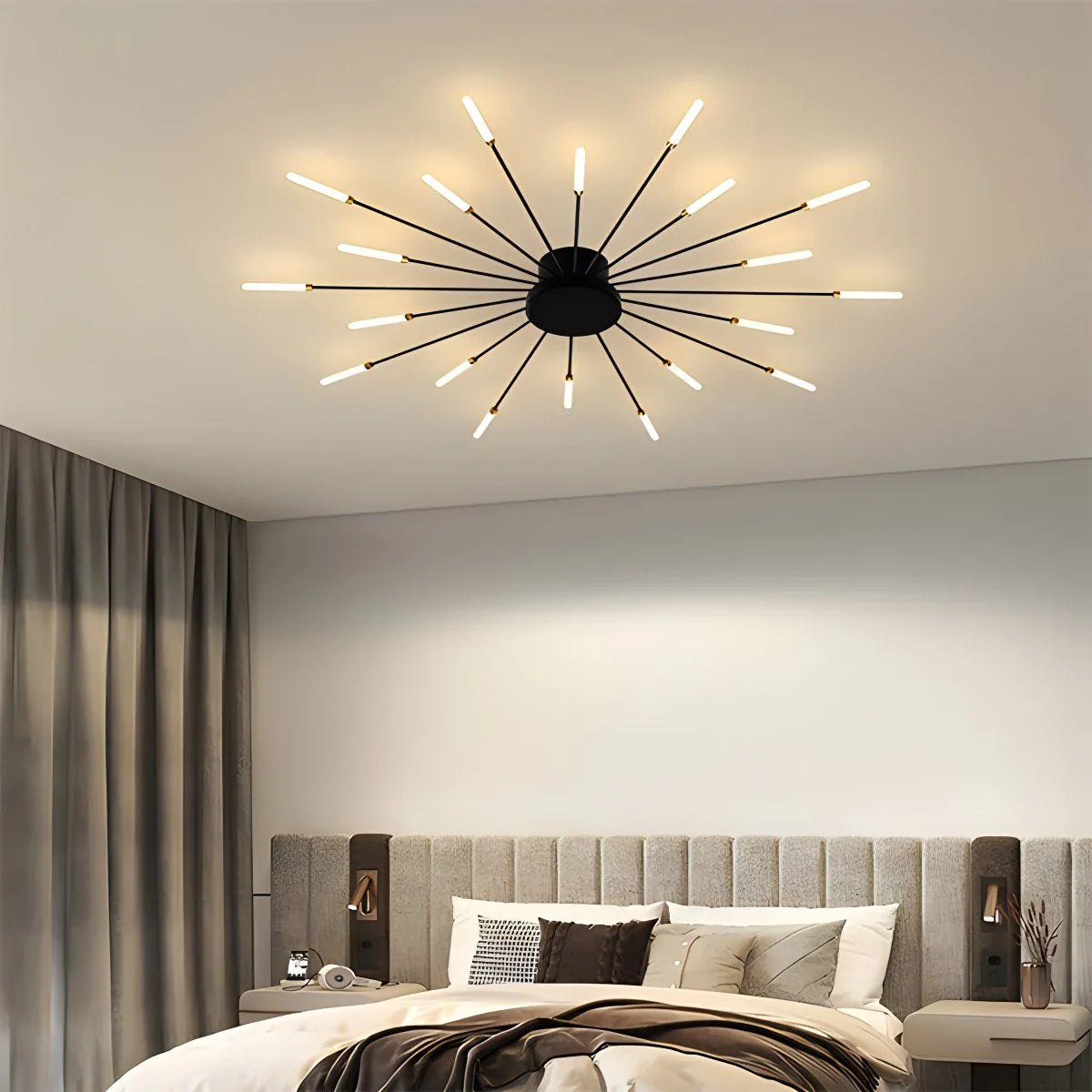 Feyran Fireworks Starburst Ceiling Light