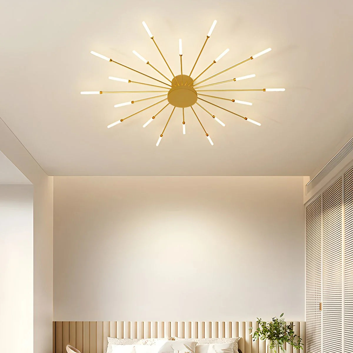 Feyran Fireworks Starburst Ceiling Light