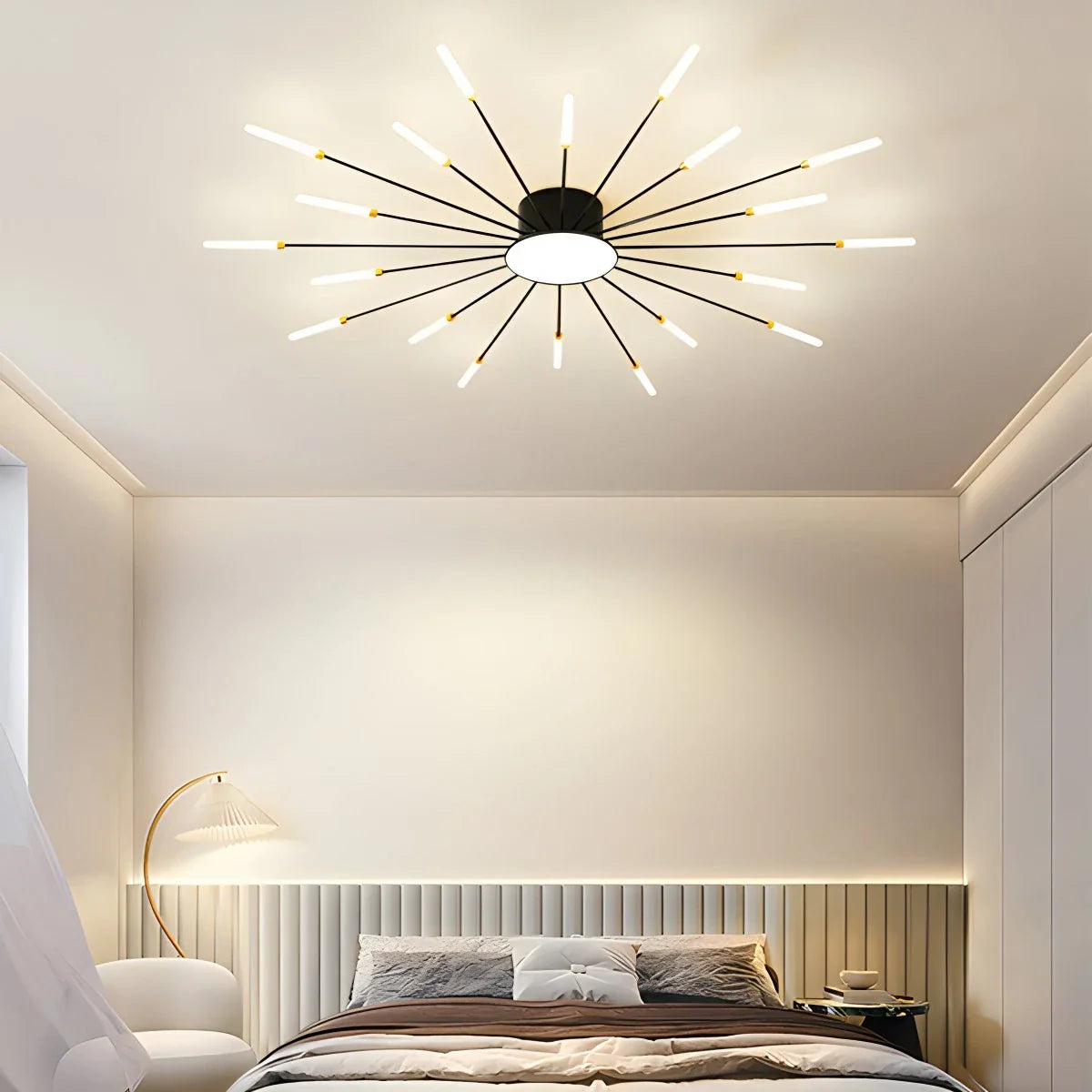 Feyran Fireworks Swirl Ceiling Light for Living Room
