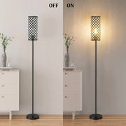 Floor-lamp-iron-modern-crystal-sofa-bedside-lamps-light on | Feyran