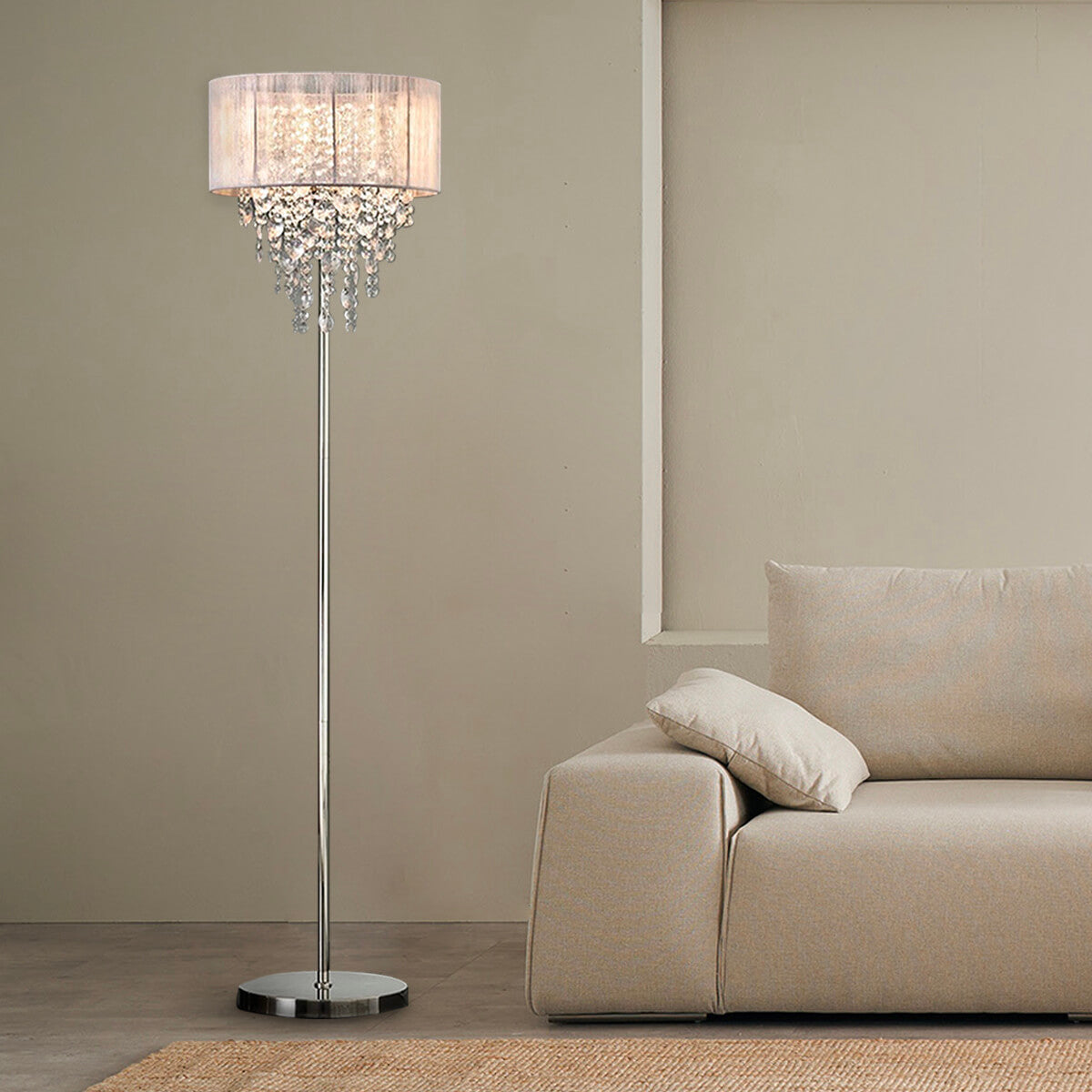 Floor lamp-crystal-light-luxury-Nordic-living-room-sofa-standing-lamp-sofa1 | Feyran