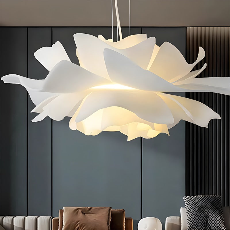 Feyran White Flower Pendant Light for Living Room