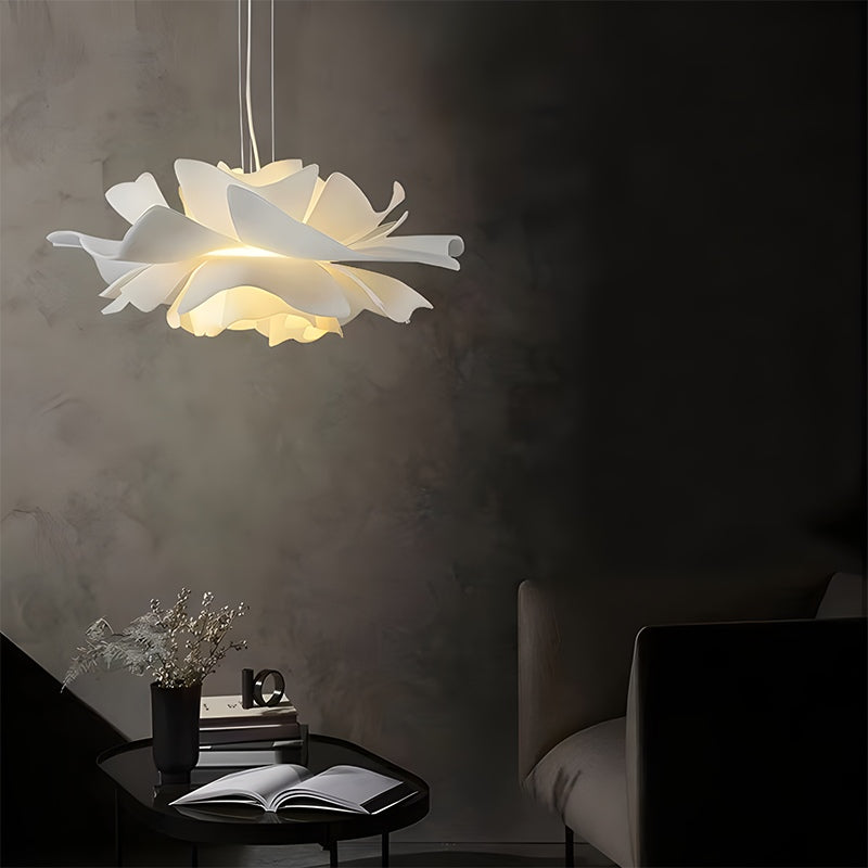 Feyran White Flower Pendant Light for Living Room