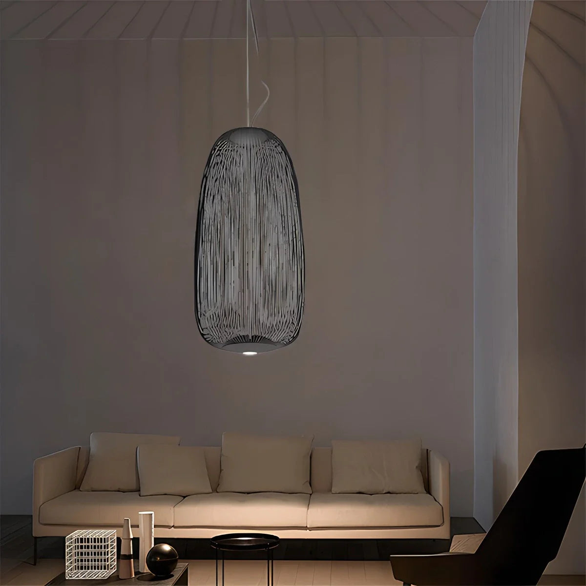 Feyran Foscarini Spokes Bird Cage Pendant Light