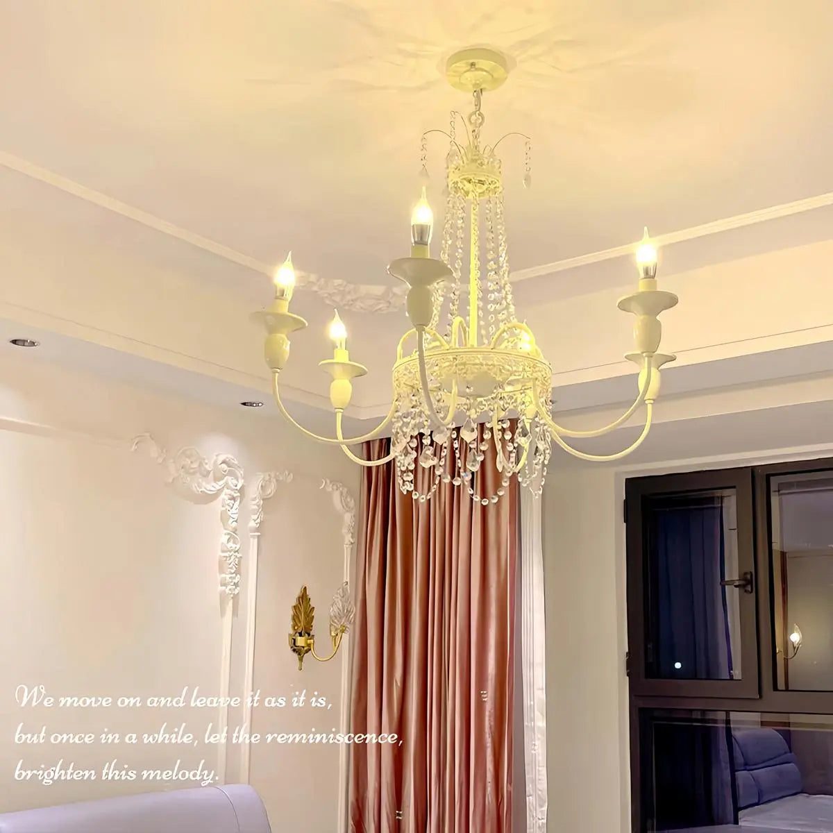 Feyran French Candle Crystal Chandelier