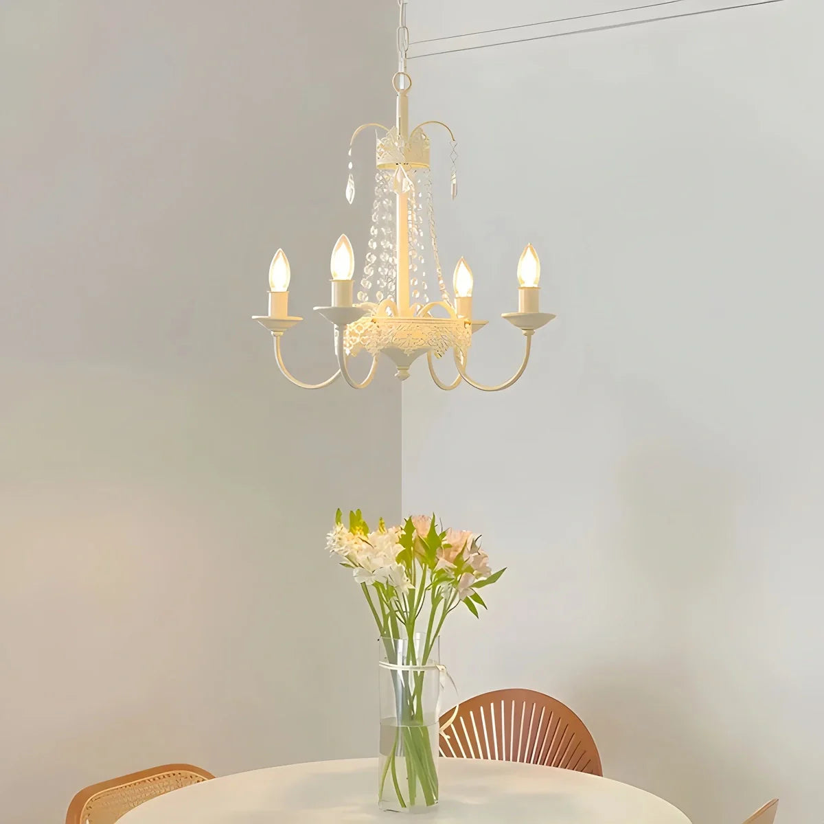 Feyran French Candle Crystal Chandelier