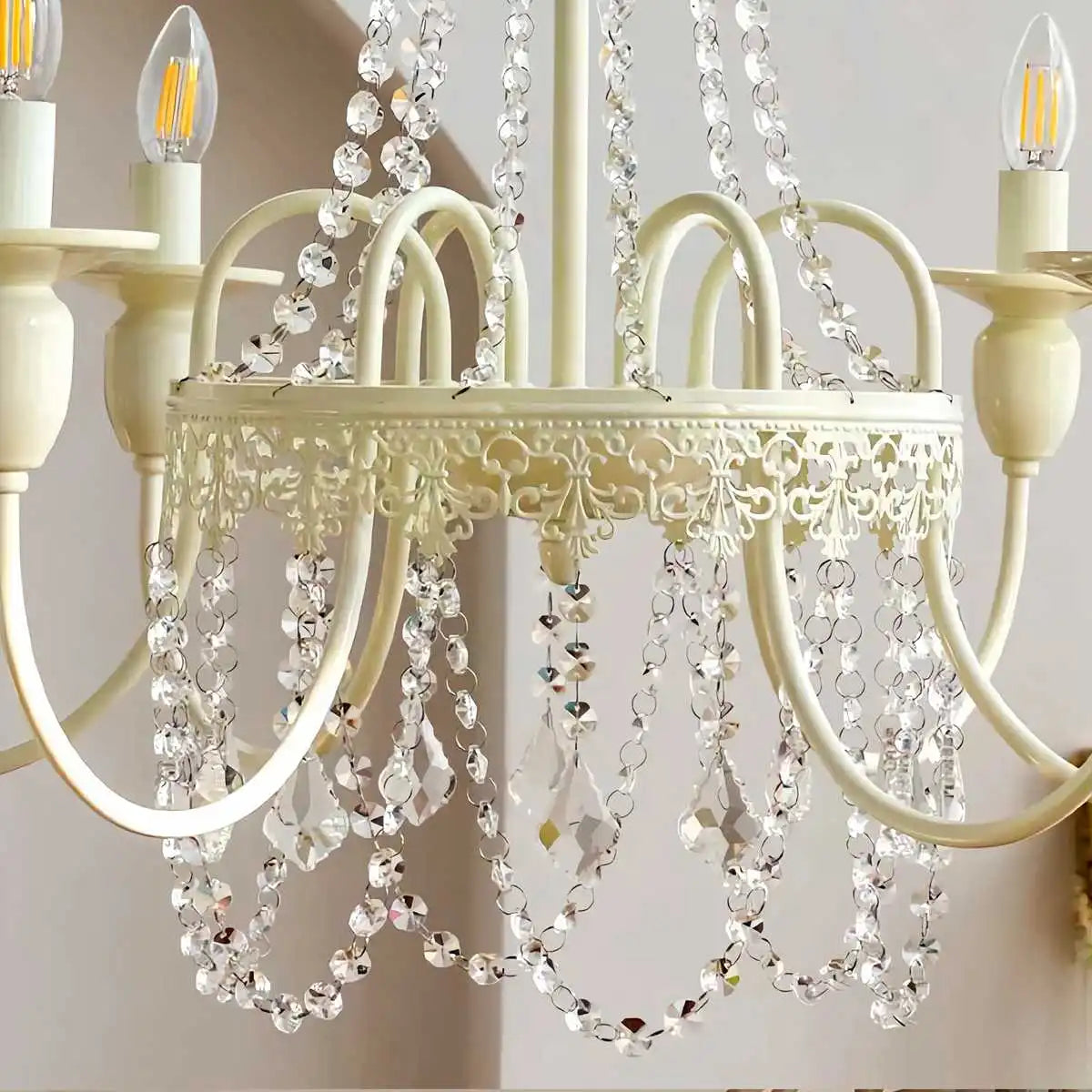 Feyran French Candle Crystal Chandelier