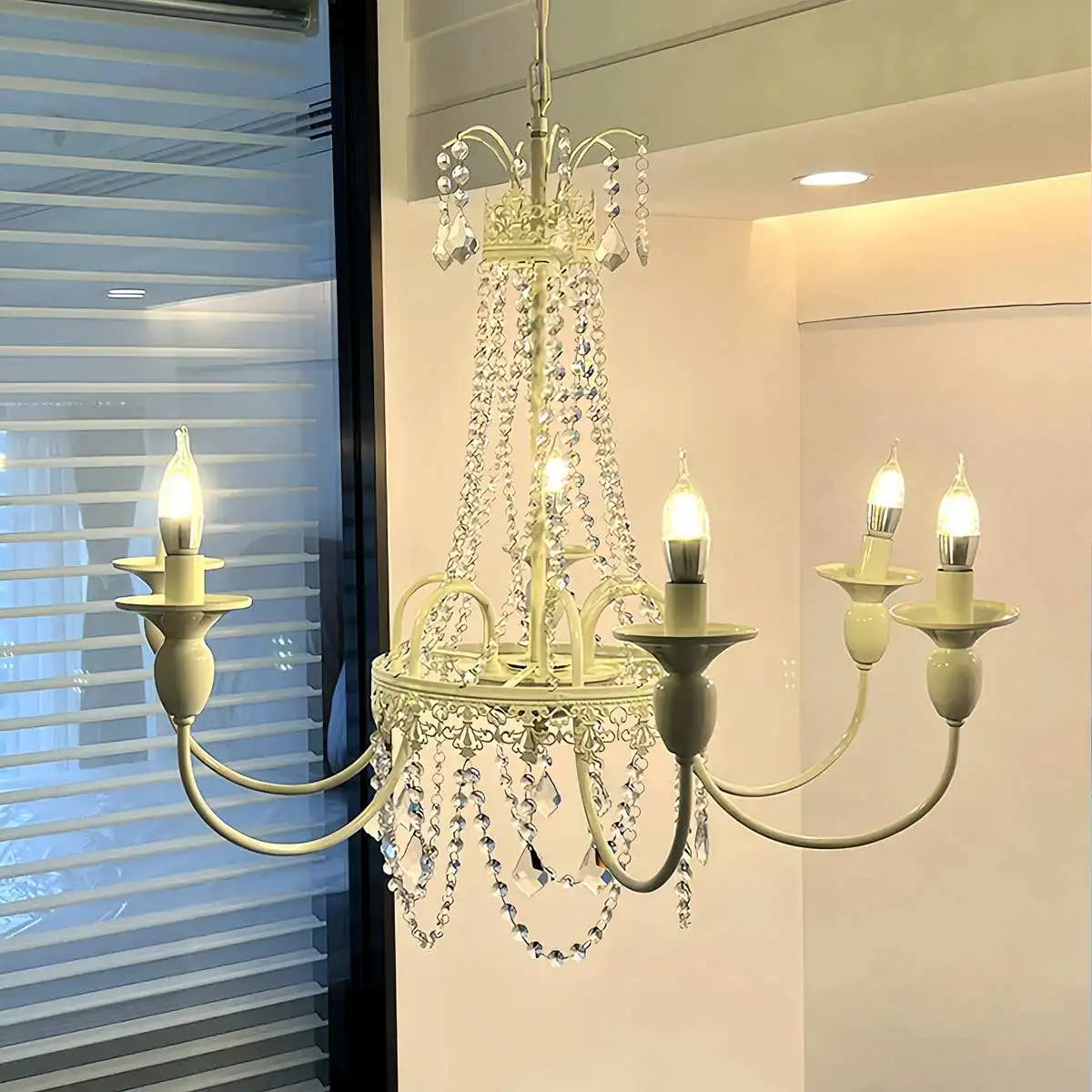Feyran French Candle Crystal Chandelier