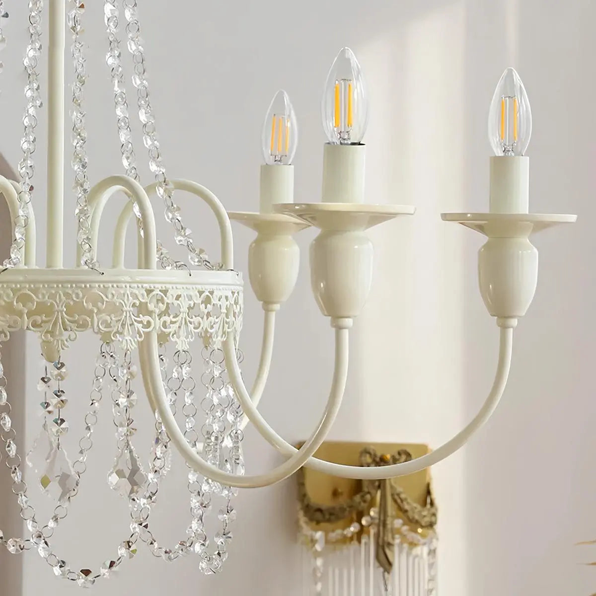 Feyran French Candle Crystal Chandelier
