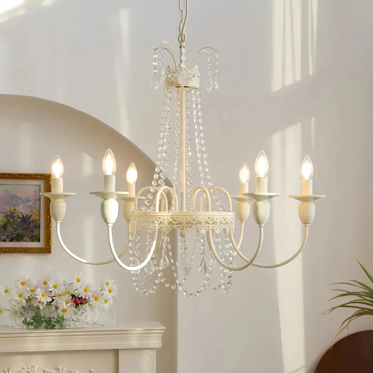 Feyran French Candle Crystal Chandelier