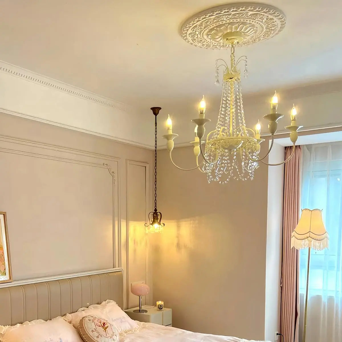Feyran French Candle Crystal Chandelier