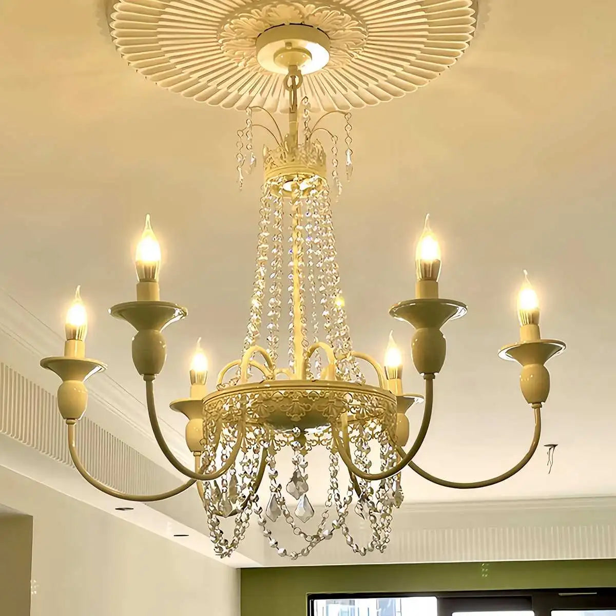 Feyran French Candle Crystal Chandelier