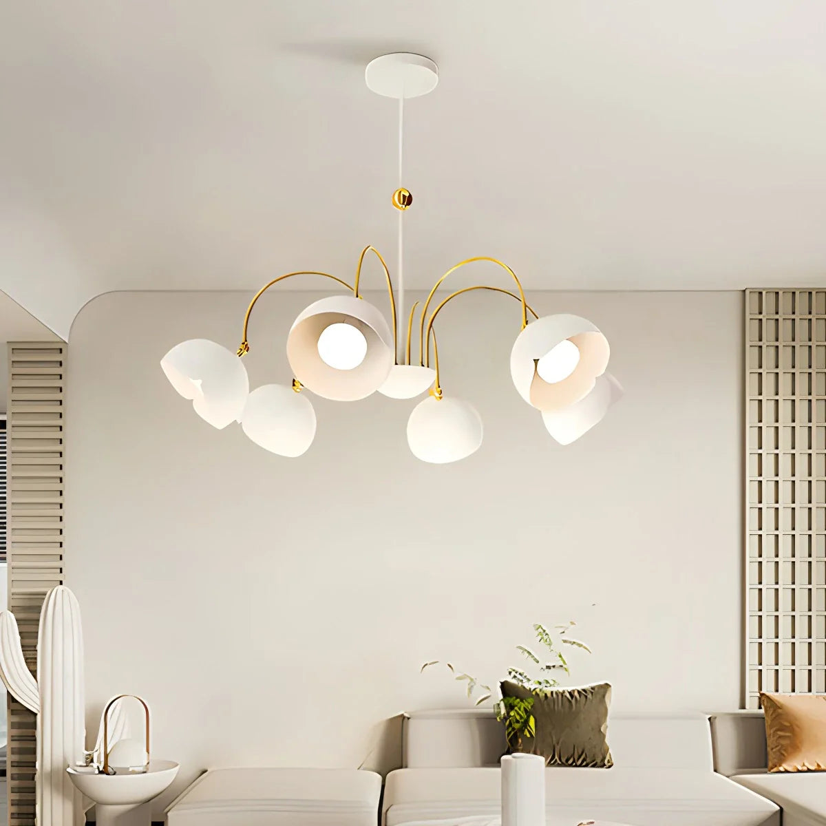 Feyran French Flower Shaped Chandelier