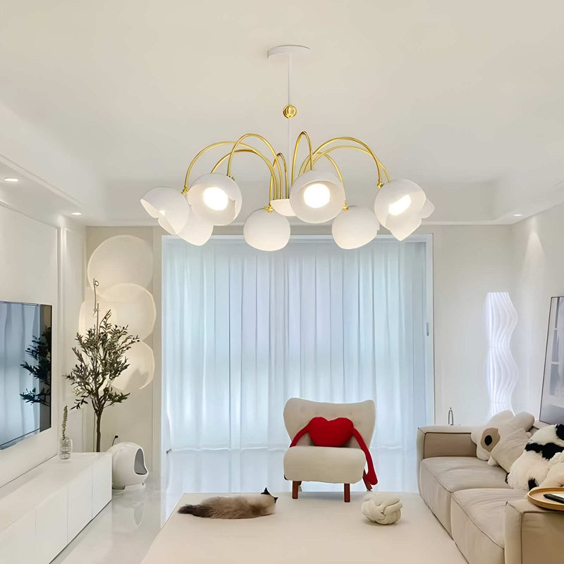 Feyran French Flower Shaped Chandelier