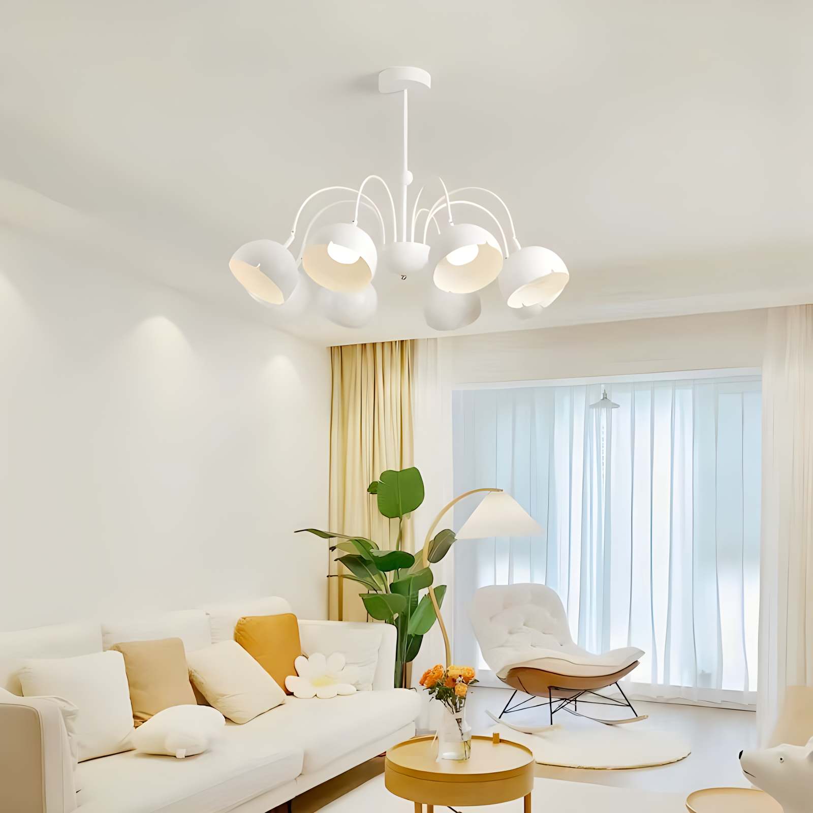 Feyran French Flower Shaped Chandelier