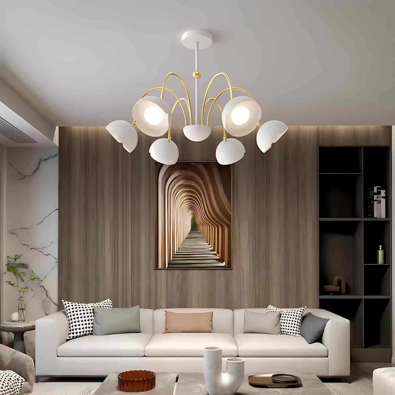 Feyran French Flower Shaped Chandelier