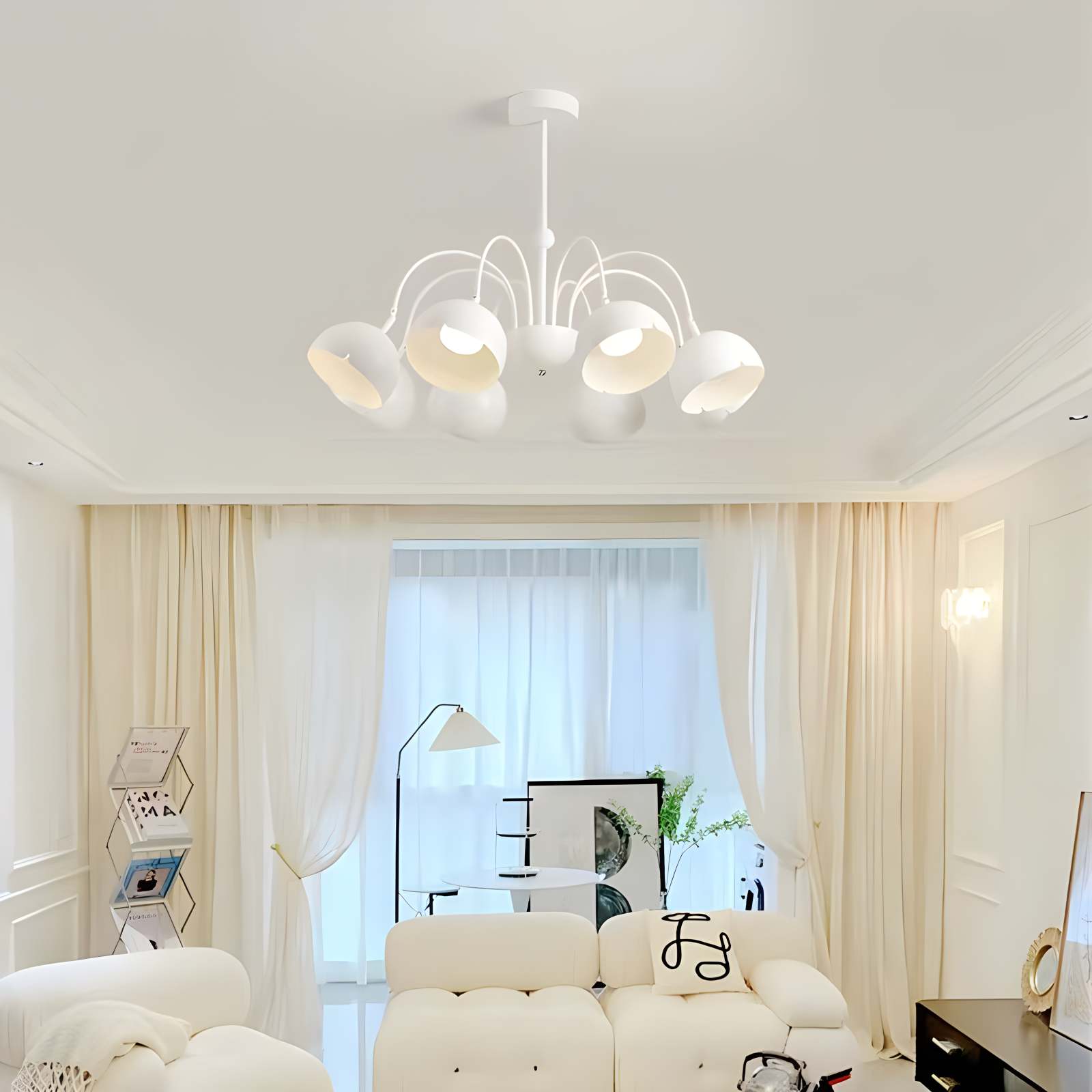 Feyran French Flower Shaped Chandelier