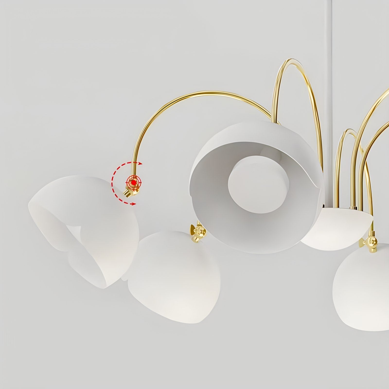 Feyran French Flower Shaped Chandelier