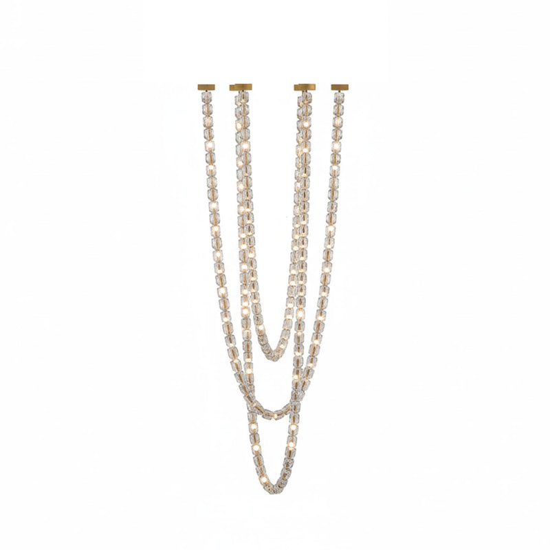 Gabriel Gold Crystal Chandelier