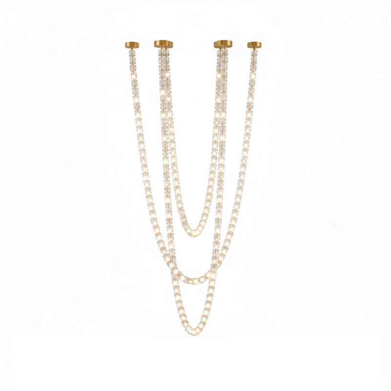 Gabriel Gold Crystal Chandelier
