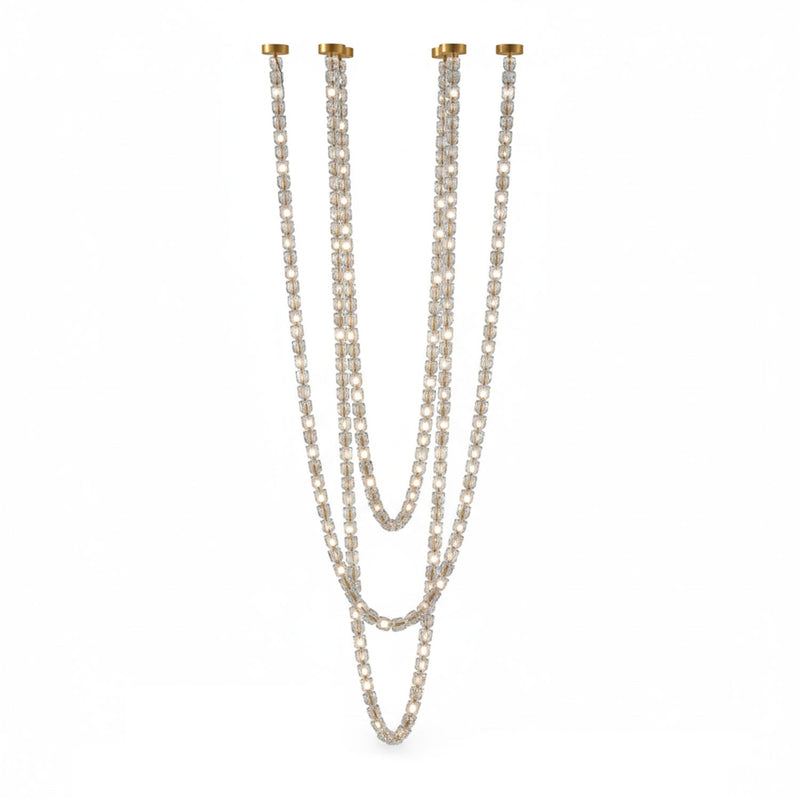 Gabriel Gold Crystal Chandelier