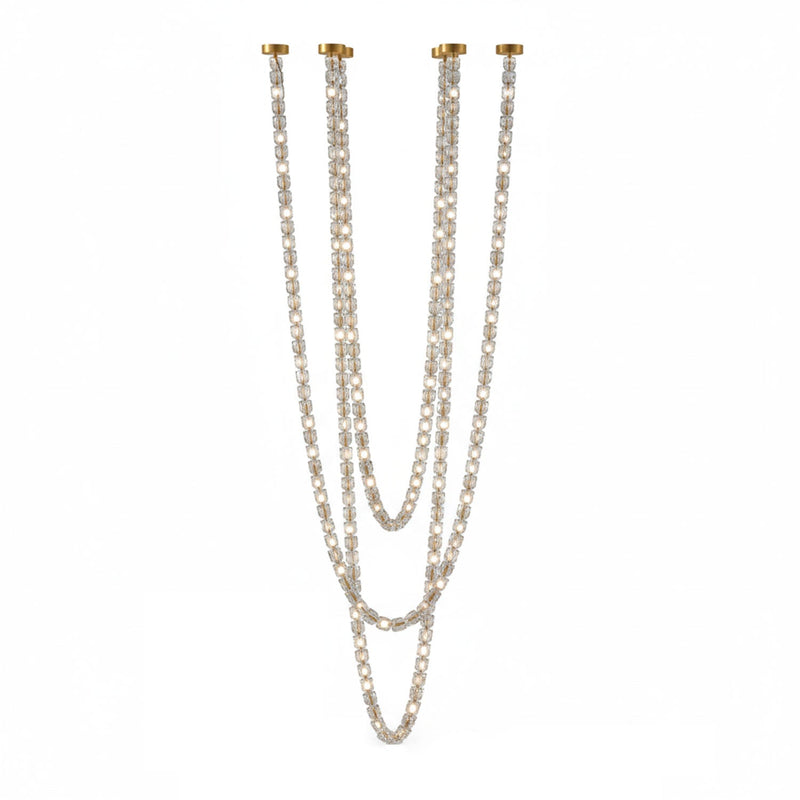Gabriel Gold Crystal Chandelier