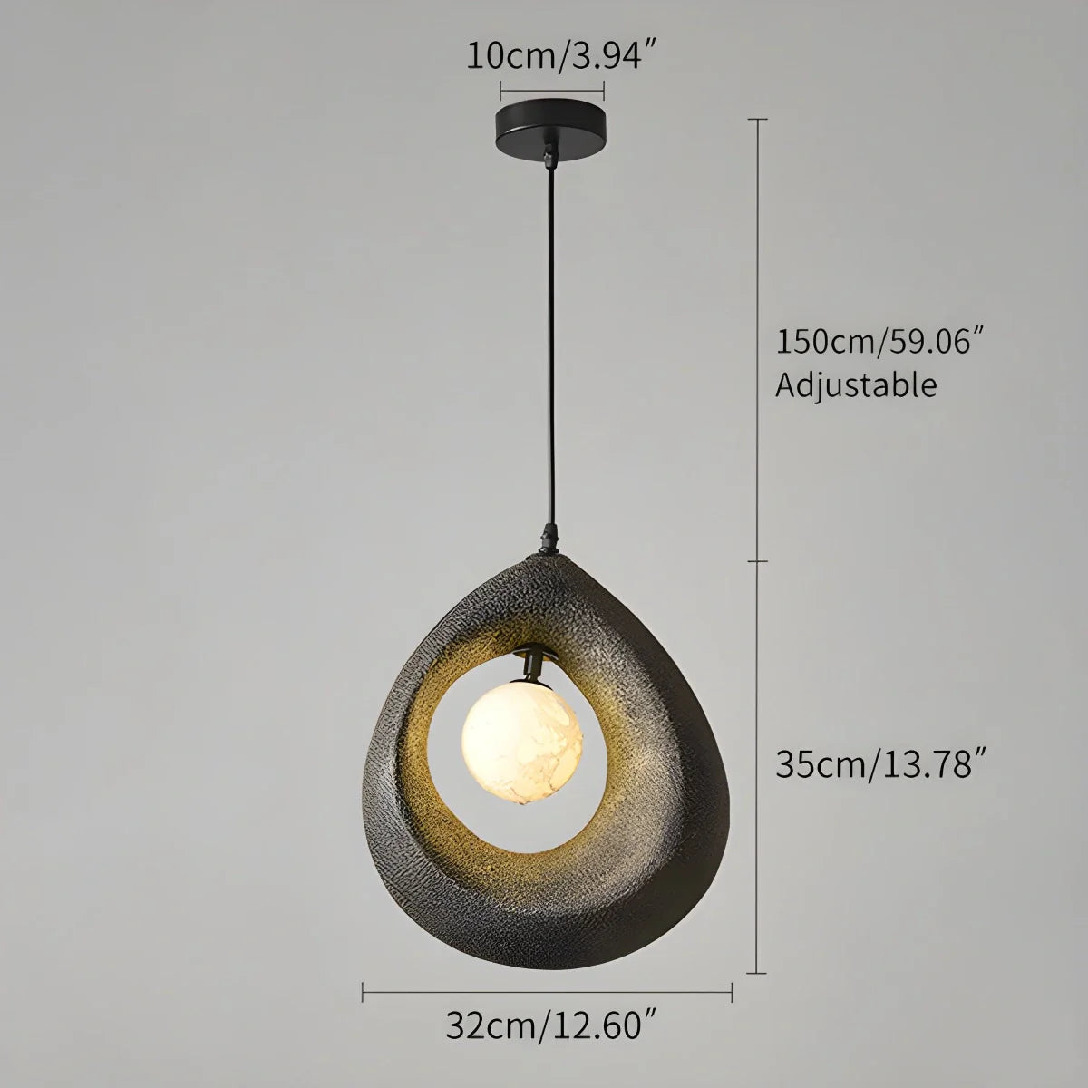 Feyran Circular Wabi Sabi Pendant Light Modern Lighting
