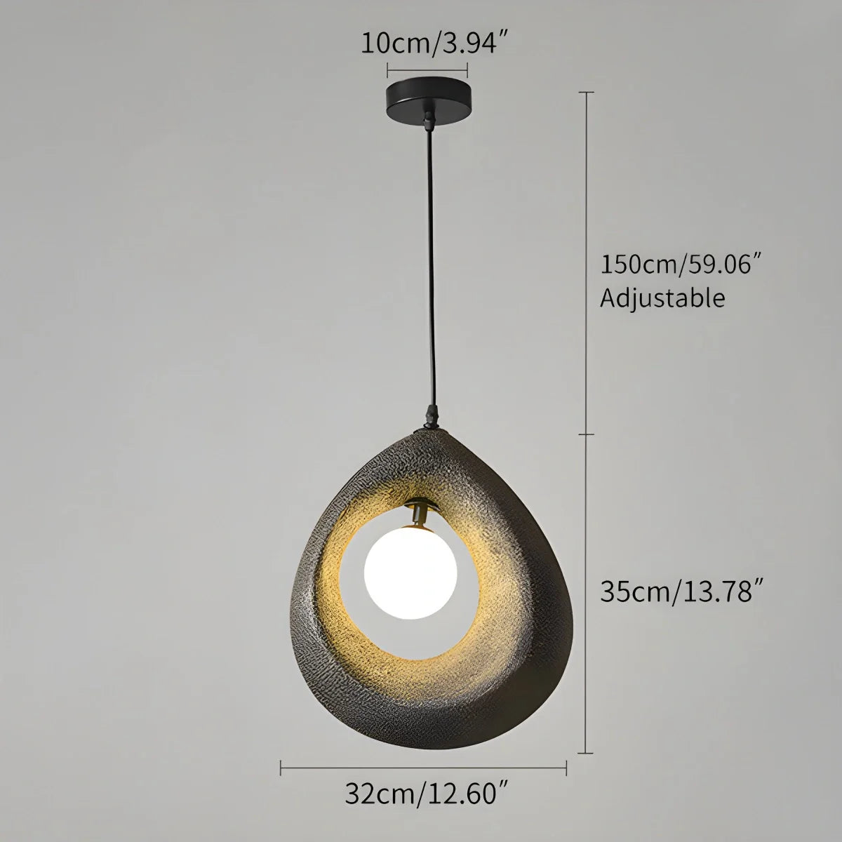 Feyran Circular Wabi Sabi Pendant Light Modern Lighting