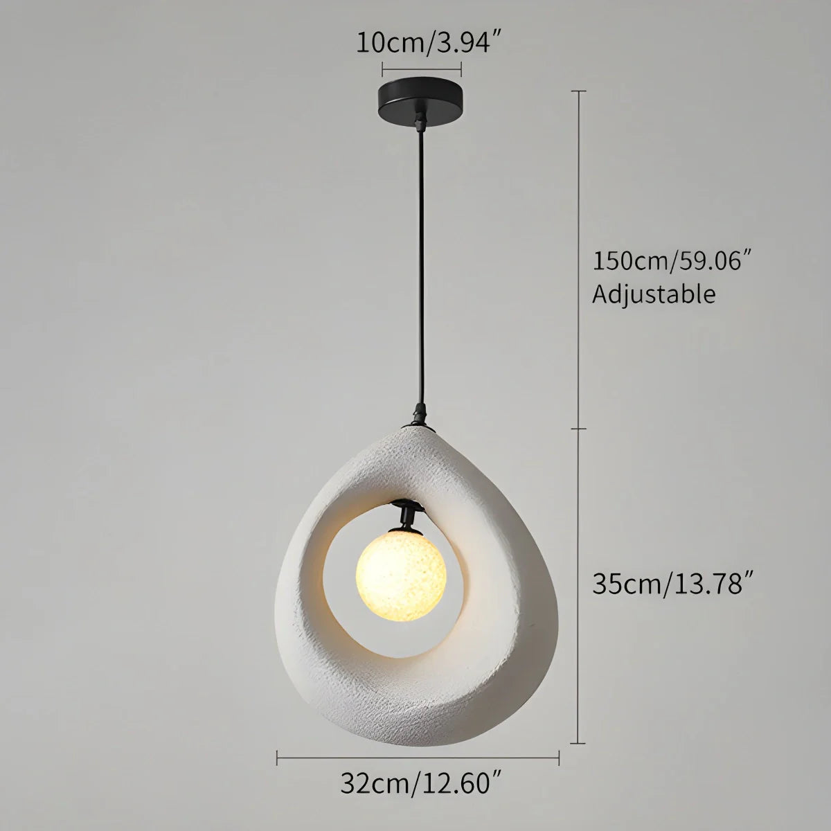 Feyran Circular Wabi Sabi Pendant Light Modern Lighting