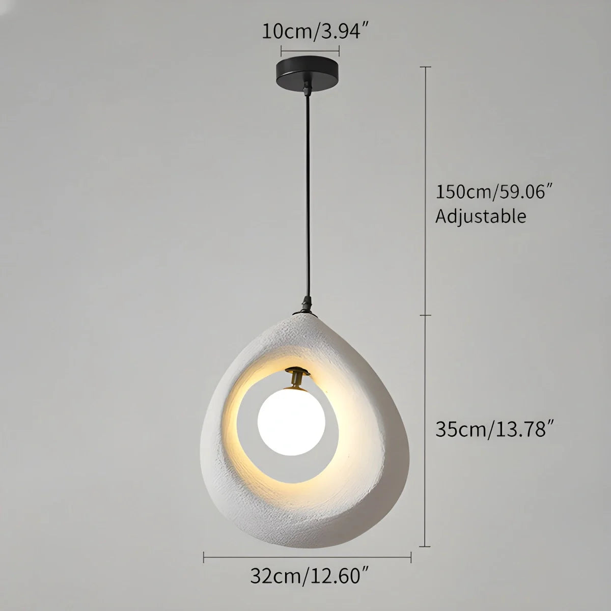 Feyran Circular Wabi Sabi Pendant Light Modern Lighting