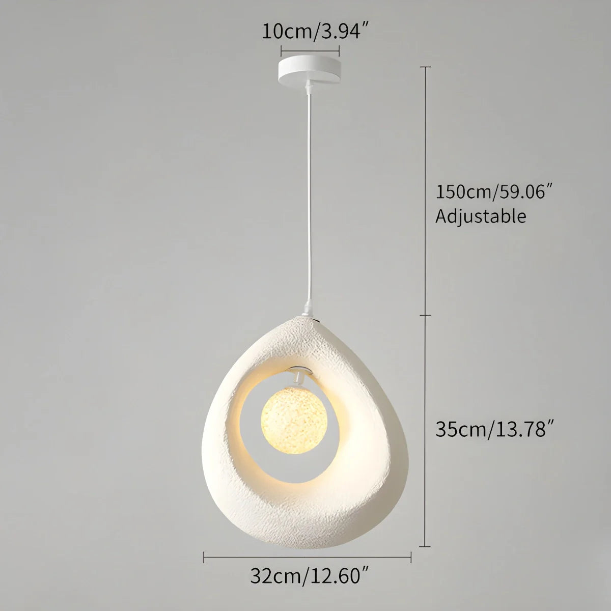 Feyran Circular Wabi Sabi Pendant Light Modern Lighting