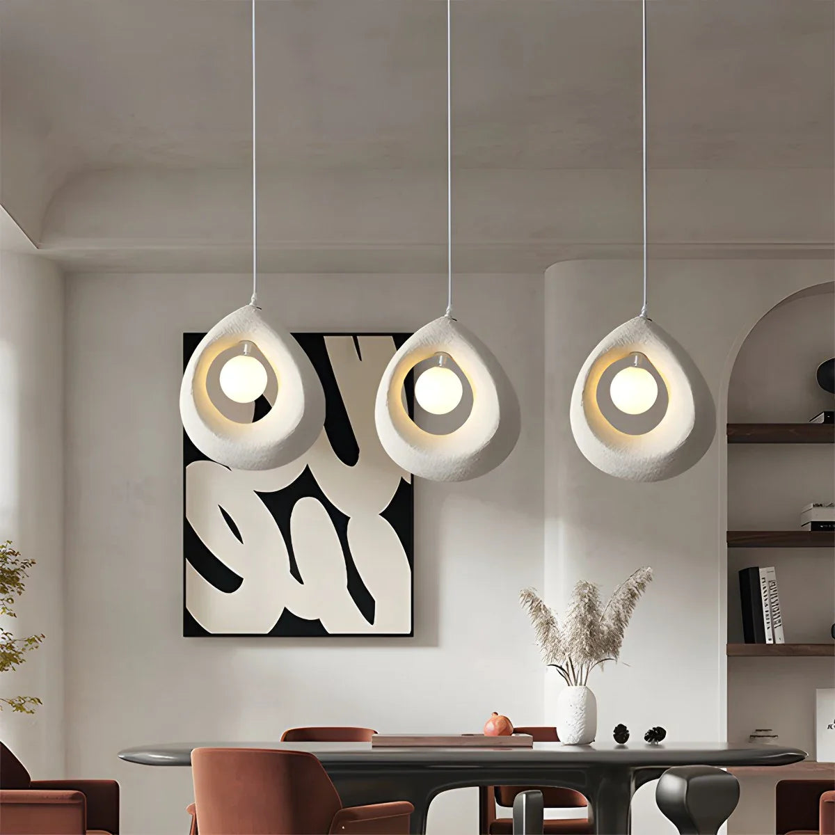 Feyran Circular Wabi Sabi Pendant Light Modern Lighting