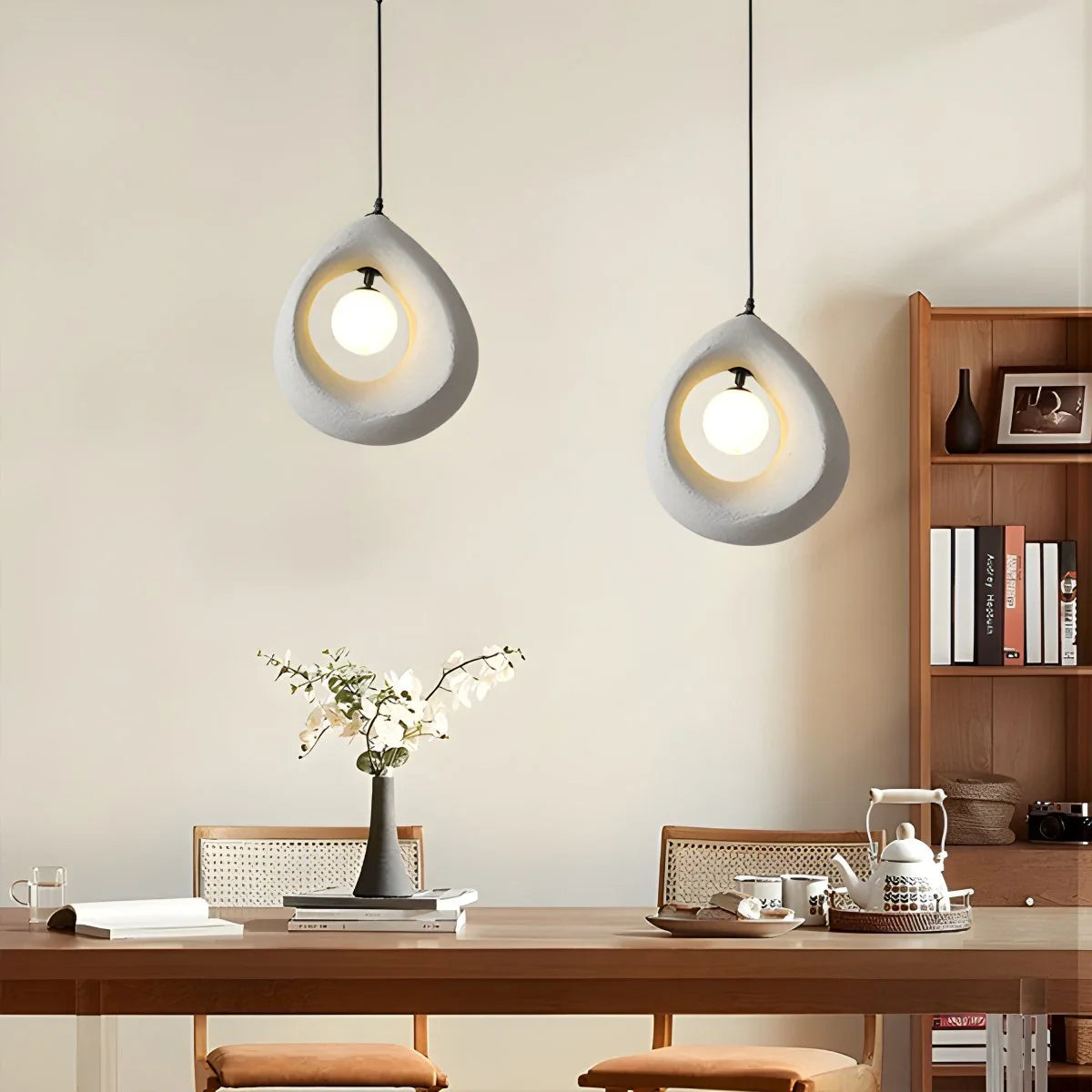 Feyran Circular Wabi Sabi Pendant Light Modern Lighting