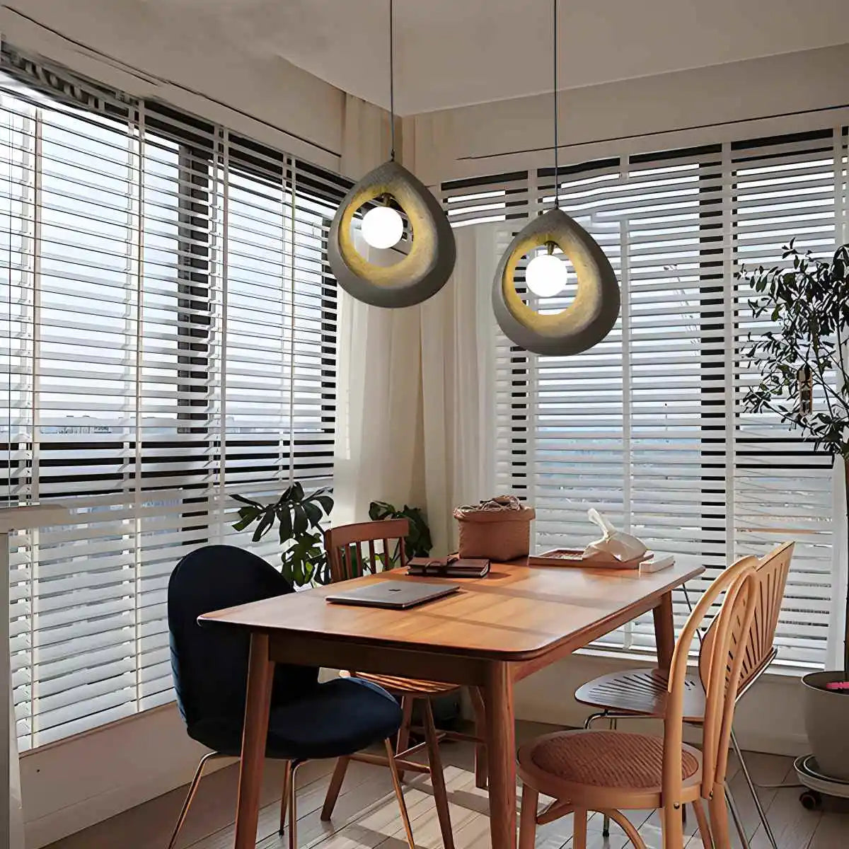 Feyran Circular Wabi Sabi Pendant Light Modern Lighting