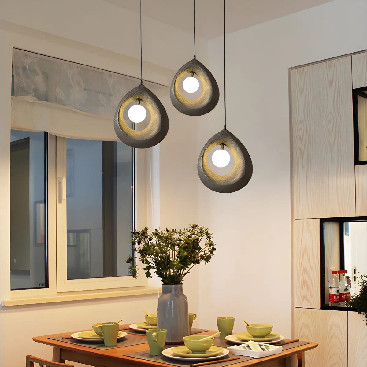 Feyran Circular Wabi Sabi Pendant Light Modern Lighting