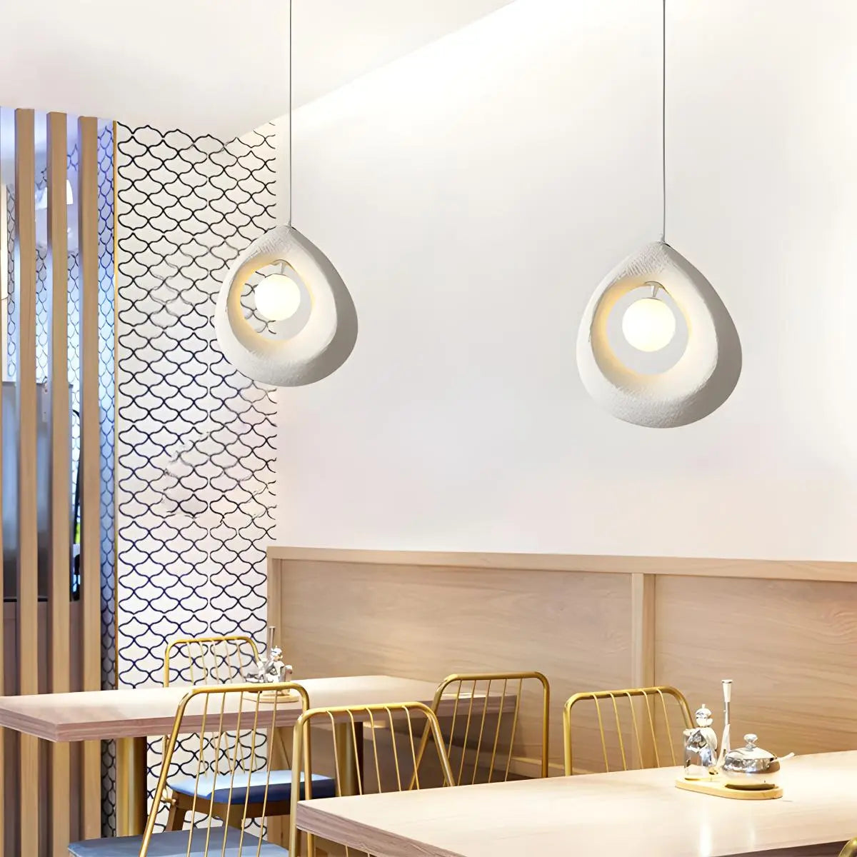 Feyran Circular Wabi Sabi Pendant Light Modern Lighting