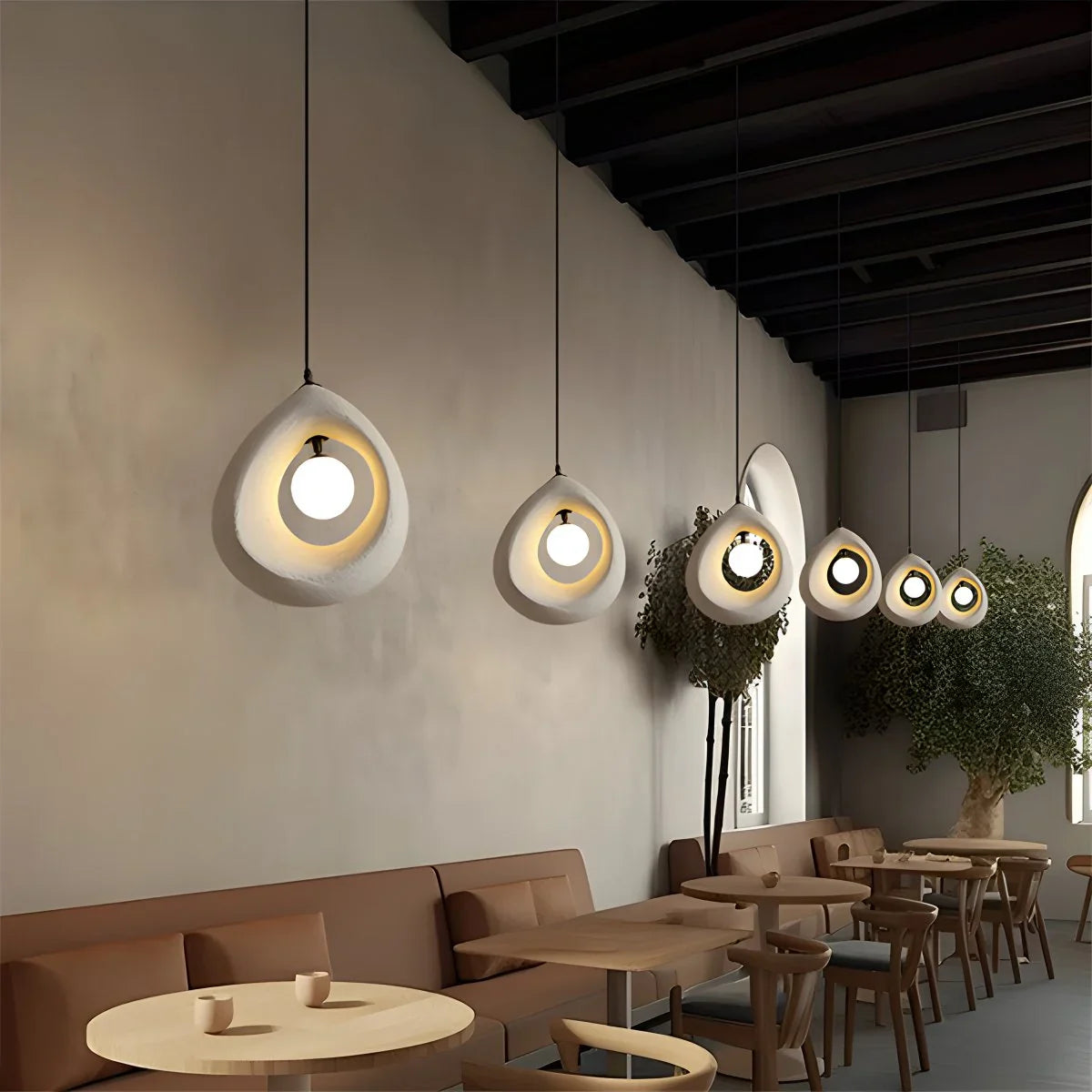 Feyran Circular Wabi Sabi Pendant Light Modern Lighting