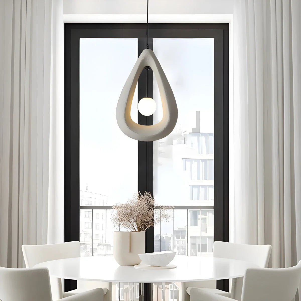 Feyran Contemporary Creative Teardrop Orb Pendant Light