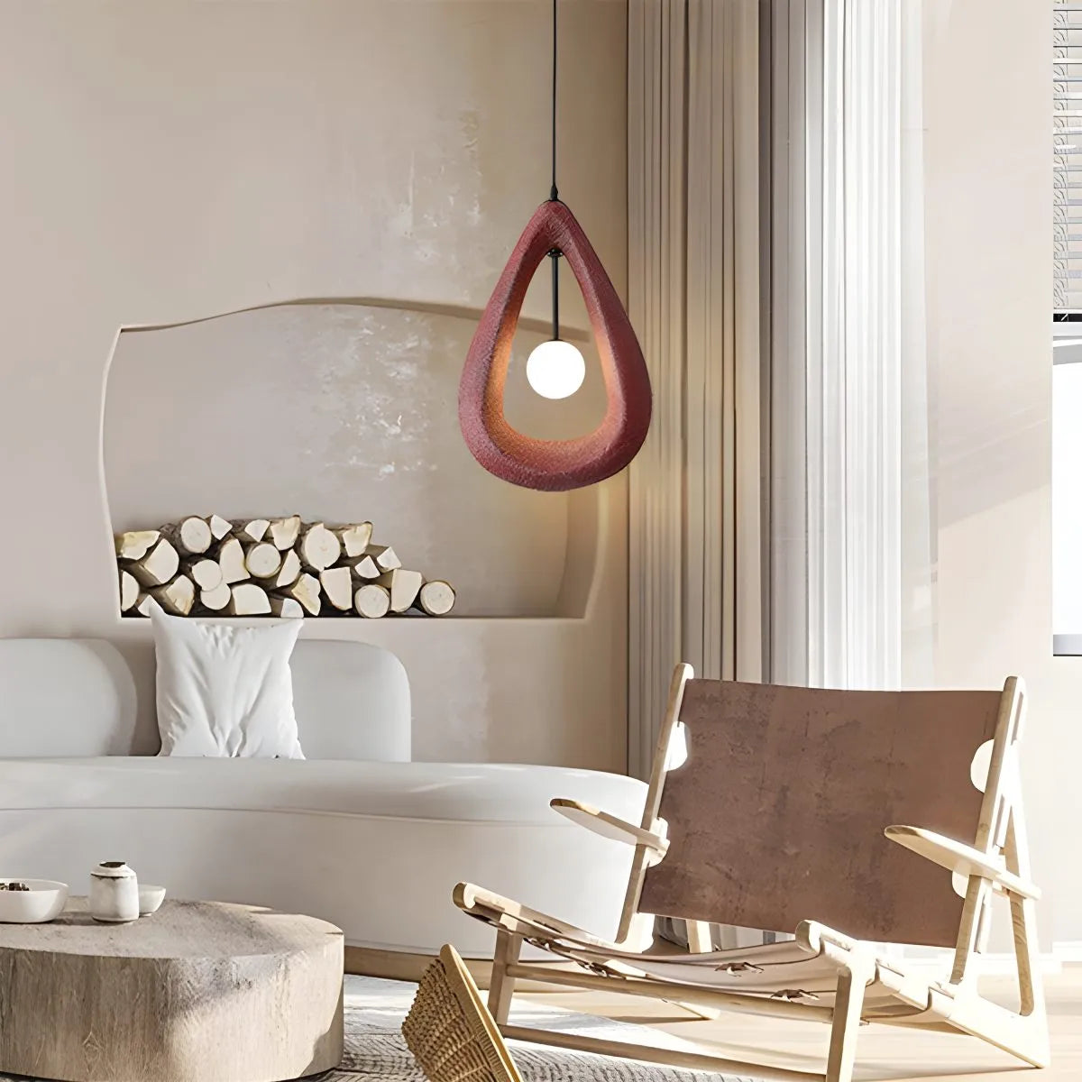 Feyran Contemporary Creative Teardrop Orb Pendant Light