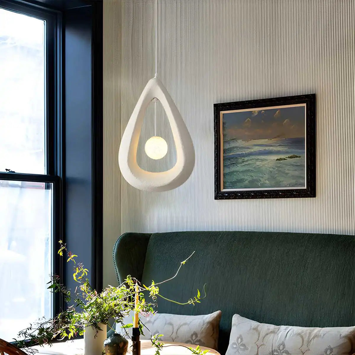 Feyran Contemporary Creative Teardrop Orb Pendant Light
